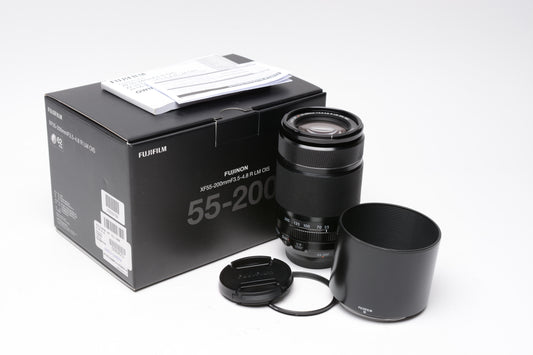Fujifilm Fujinon XF 55-200mm f3.5-4.8 R LM OIS, Mint, Boxed + UV