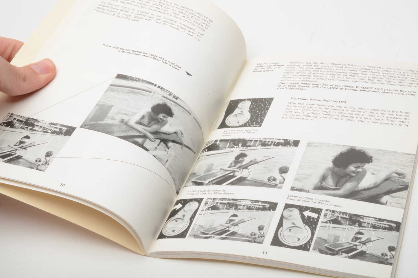 Leica Models M1, 2,3,4  Instructions book, Very clean, 67 pages