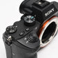 Sony A7 III Mirrorless Body, batt+charger, 9172 Acts! Mint-