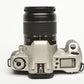 Canon Rebel 2000 35mm SLR w/EF 28-80mm f3.5-5.6 II zoom lens, manual, strap