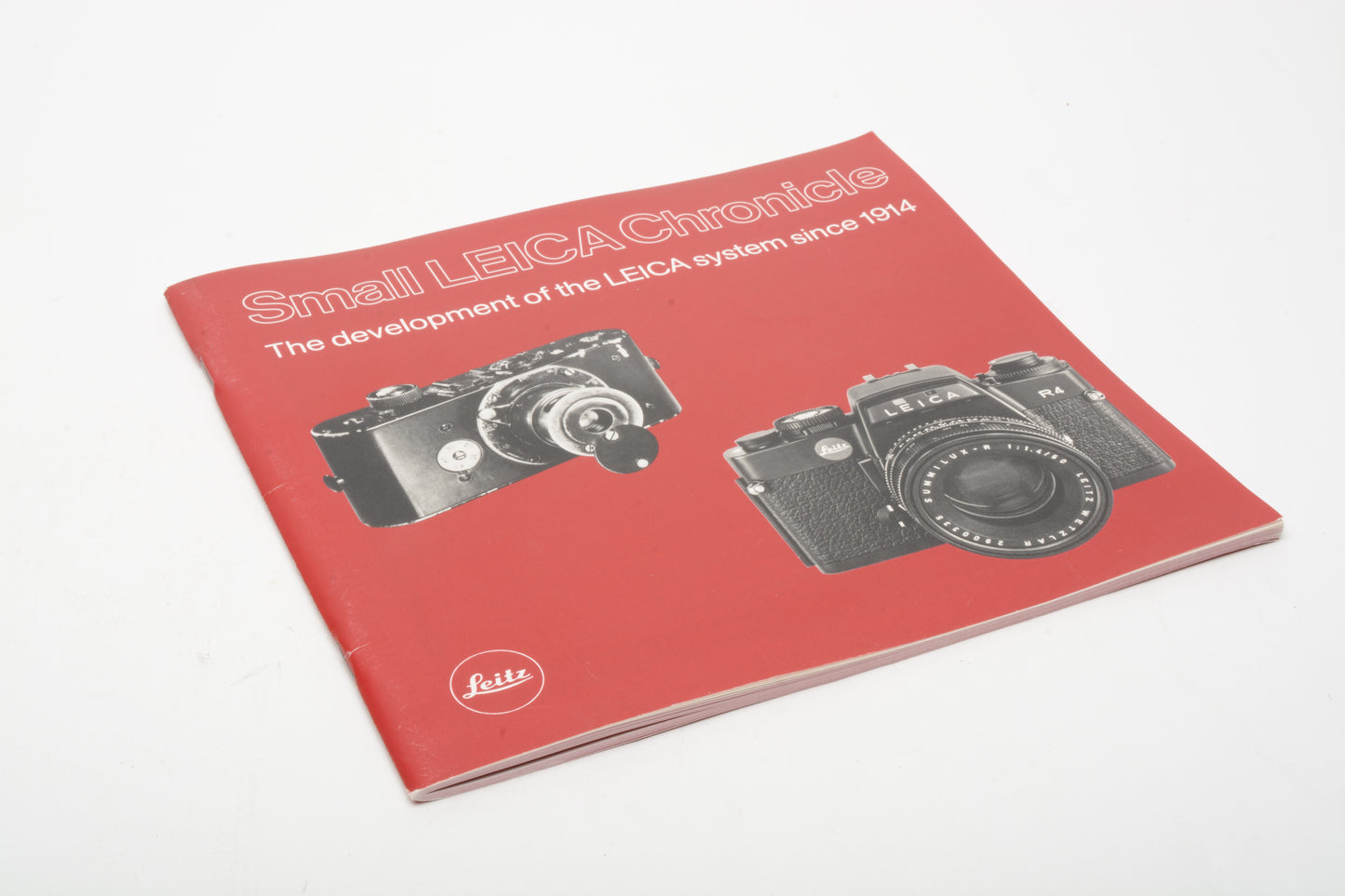 Small Leica Chronicle book, The development since 1914 63 pages