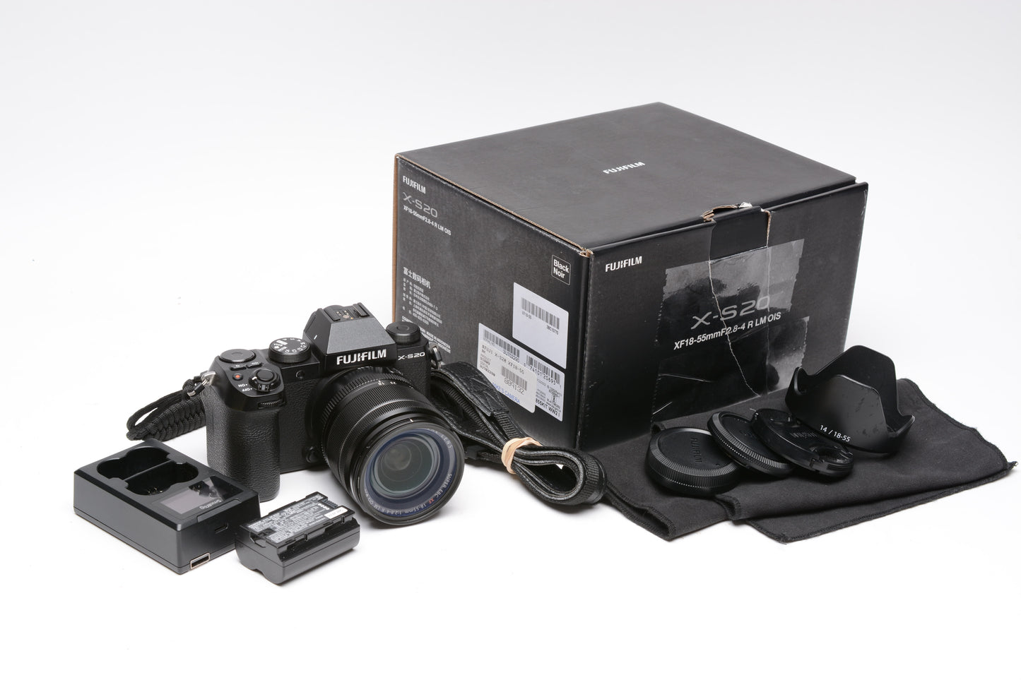 Fujifilm X-S20 26.1MP Camera w/XF 18-55mm f2.8-4 R LM Kit, Mint-, Boxed