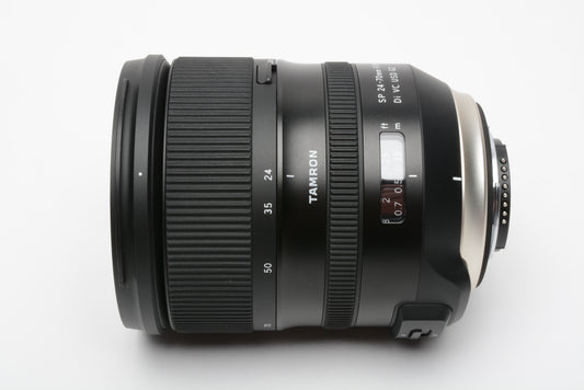 Tamron SP 24-70mm f2.8 Di VC USD lens for Nikon AF, boxed, USA Version