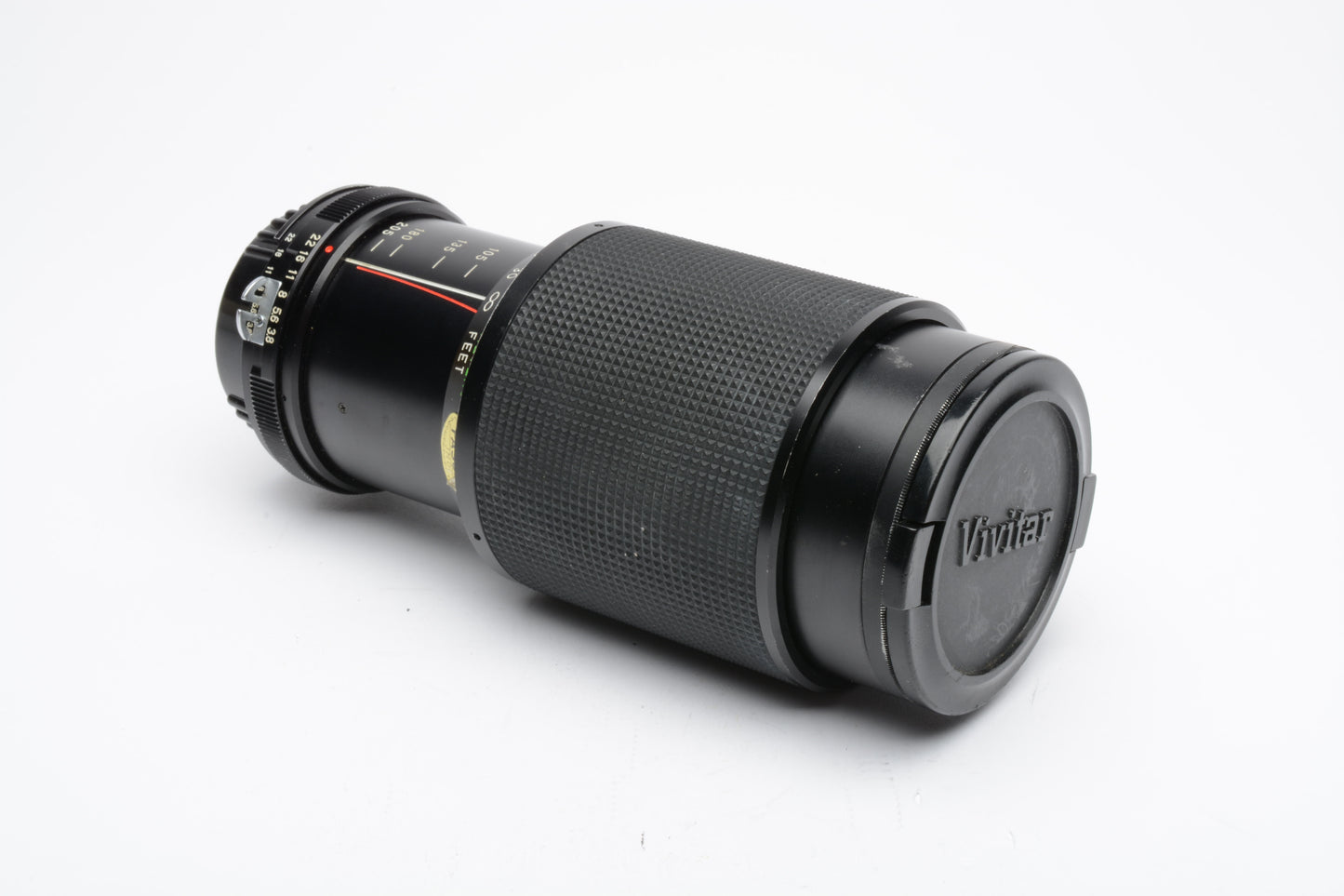 Vivitar MF 75-205mm f3.8 MC Macro Focusing zoom lens for Nikon AI, Caps + UV