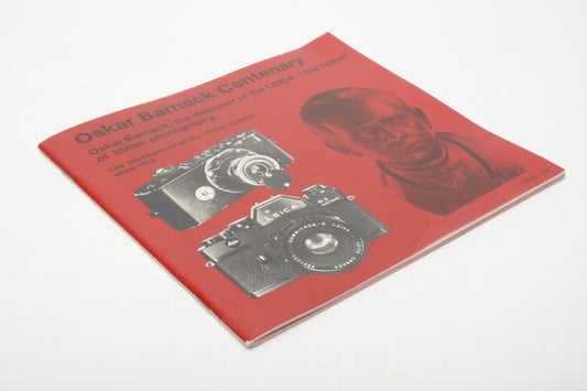 Leica Oskar Barnack Centenary book, 59 pages