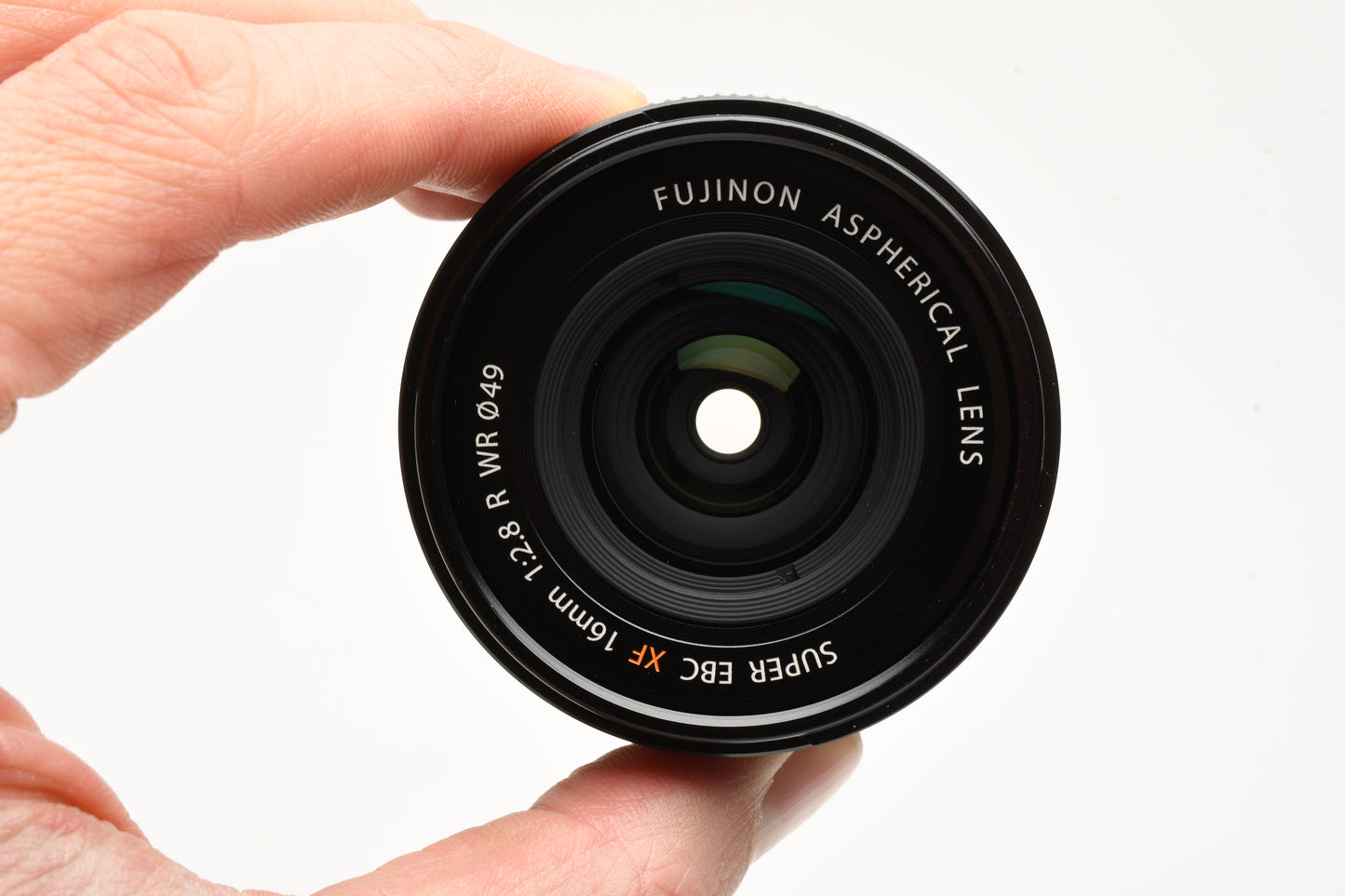 Fujifilm Super EBC XF 16mm f2.8 R WR Aspherical lens, X Mount + Hood, Mint-