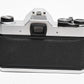 Pentax K1000 35mm SLR w/55mm f2 SMC lens, New seals, strap, Mint-