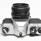 Pentax K1000 35mm SLR w/55mm f2 SMC lens, New seals, strap, Mint-