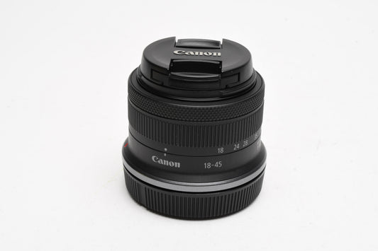 Canon RF-S 18-45mm f4.5-6.3 IS STM compact zoom lens, Mint-