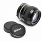 Nikon Nikkor AI 105mm f2.5 portrait lens, caps, Very sharp!