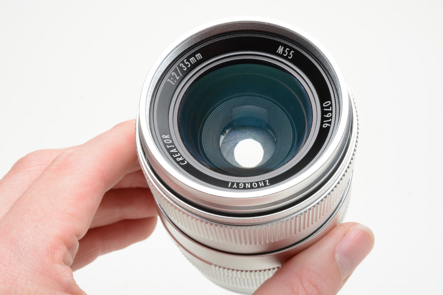 Zhongyi Creator 35mm F2 Full Frame large aperture Fixed Lens for Fujifilm X XF (Silver)