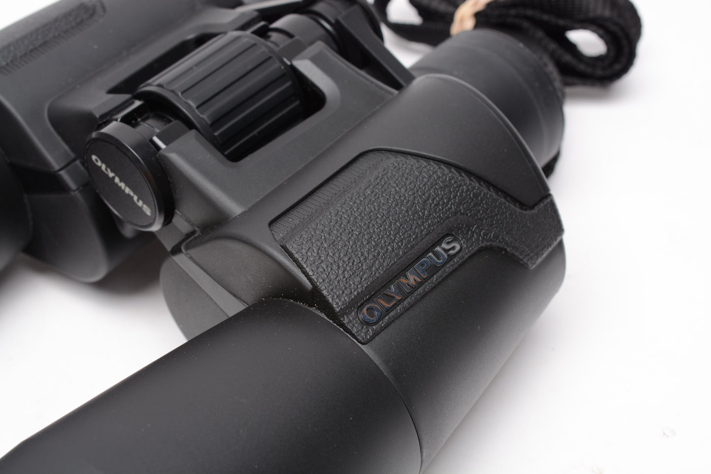 Olympus 10x50 S Binoculars, Case, Caps, Strap, Mint-