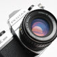 Pentax K1000 35mm SLR w/55mm f2 SMC lens, New seals, strap, Mint-