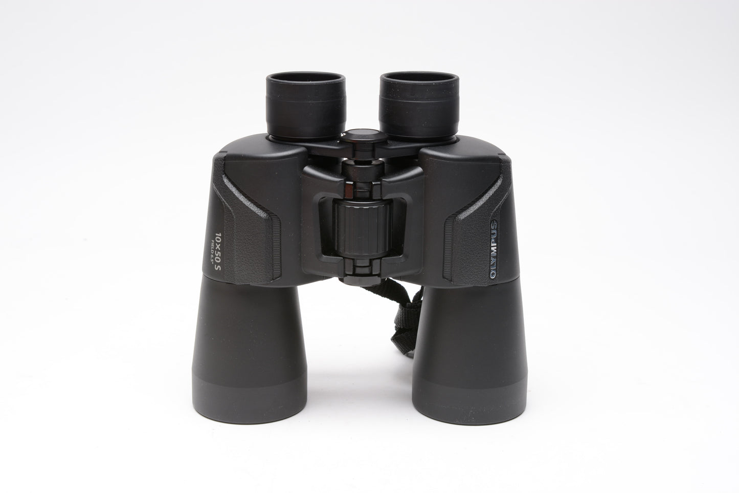 Olympus 10x50 S Binoculars, Case, Caps, Strap, Mint-