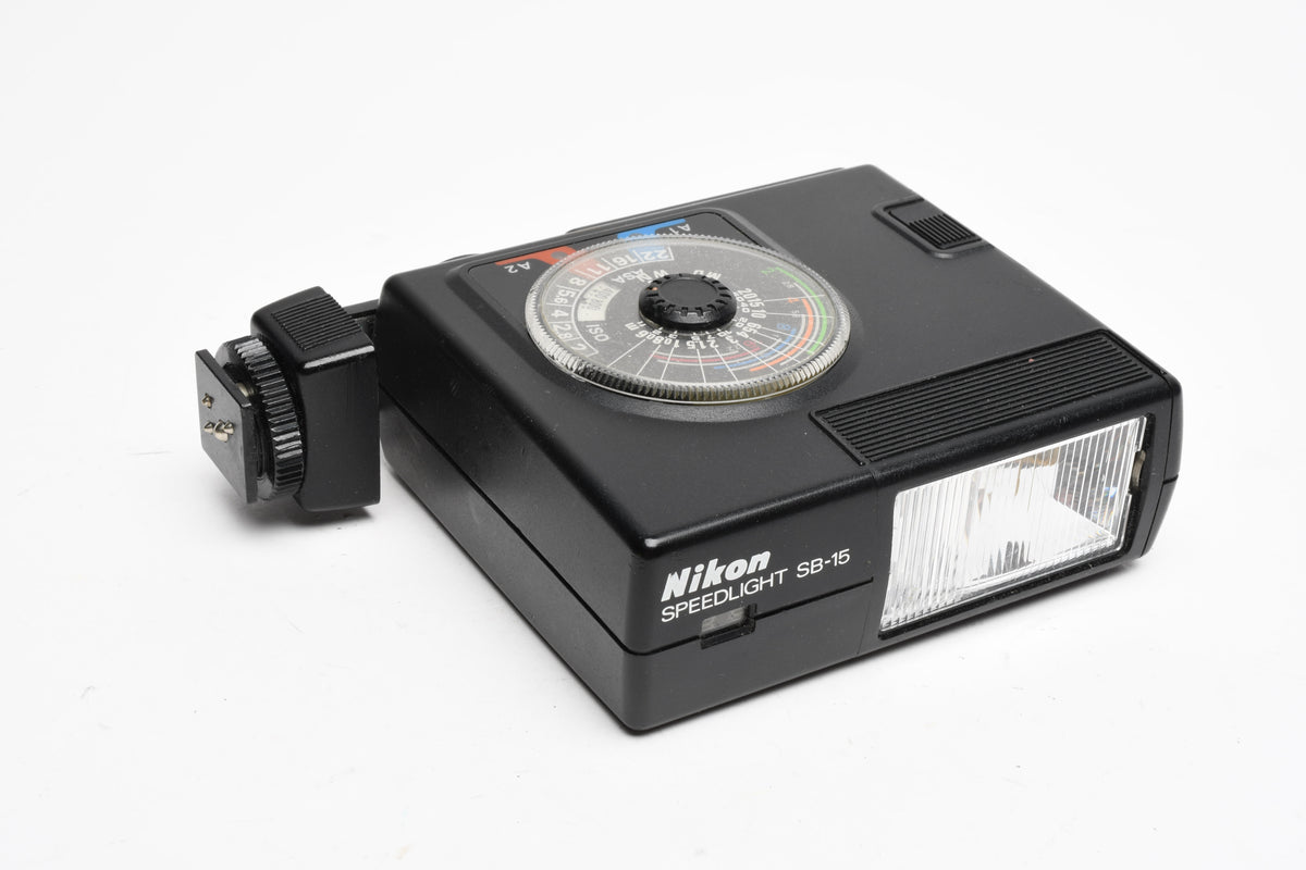 Nikon SB-15 compact flash w/manual & Sales Brochure, works