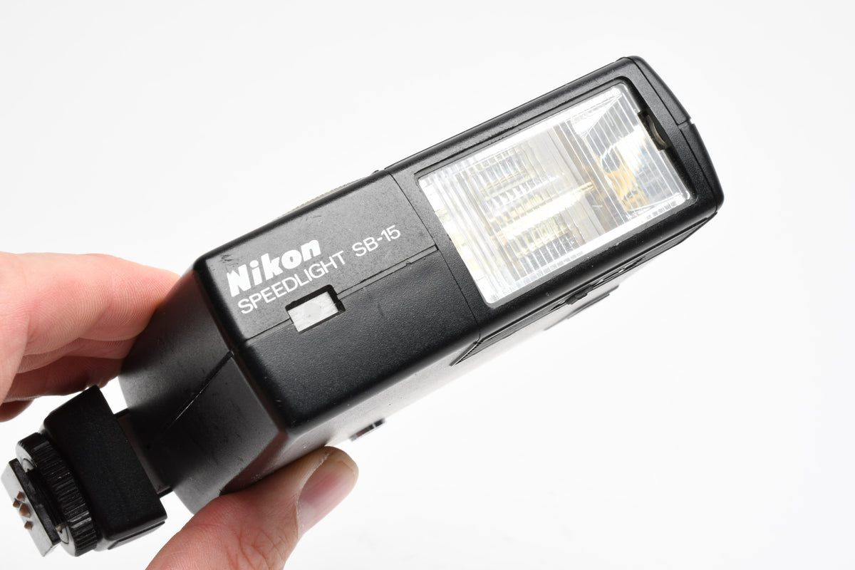 Nikon SB-15 compact flash w/manual & Sales Brochure, works