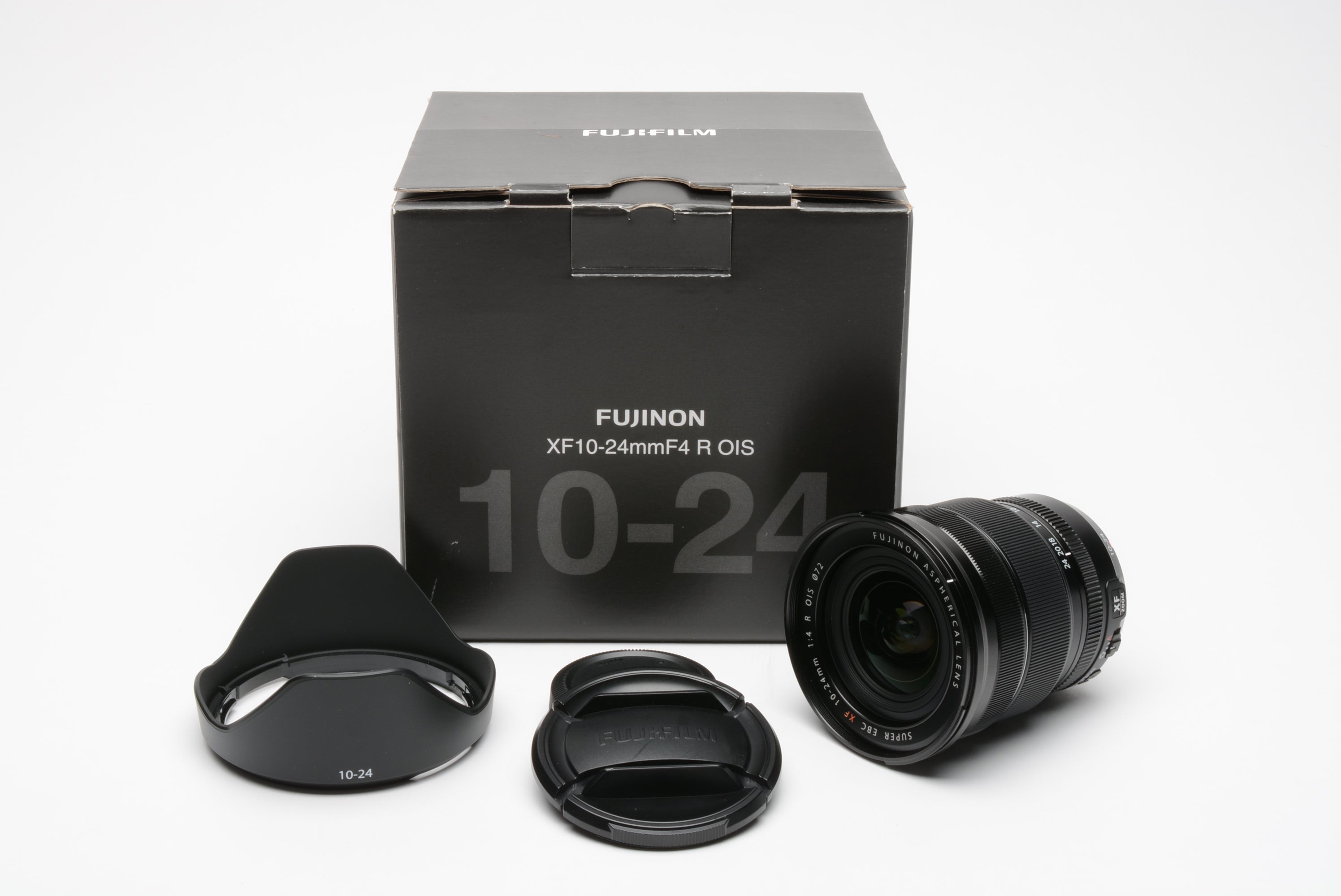 Fujifilm Fujinon XF 10-24mm F4 R OIS lens, boxed, hood, caps, Instruct –  RecycledPhoto