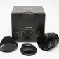 Fujifilm Fujinon XF 10-24mm F4 R OIS lens, boxed, hood, caps, Instructions Mint