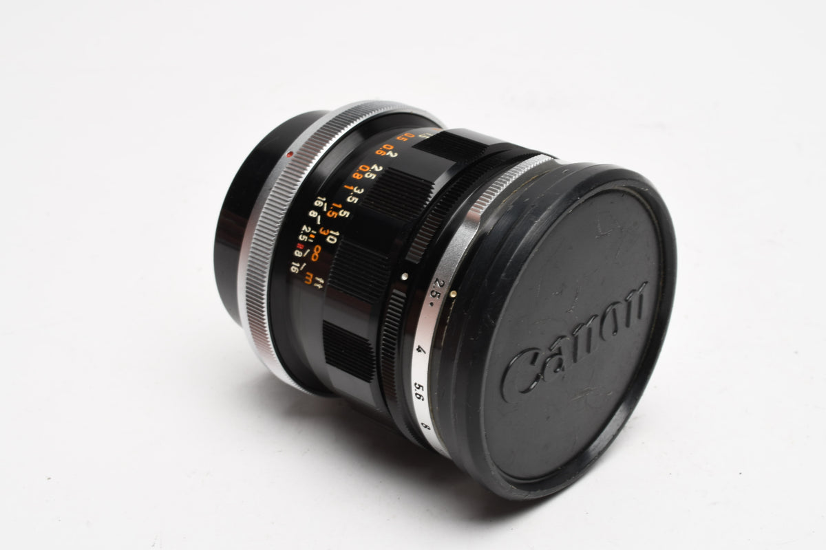 Canon FL 35mm f2.5 Breech Mount Lens, Mint-, Great!