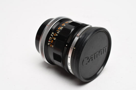 Canon FL 35mm f2.5 Breech Mount Lens, Mint-, Great!