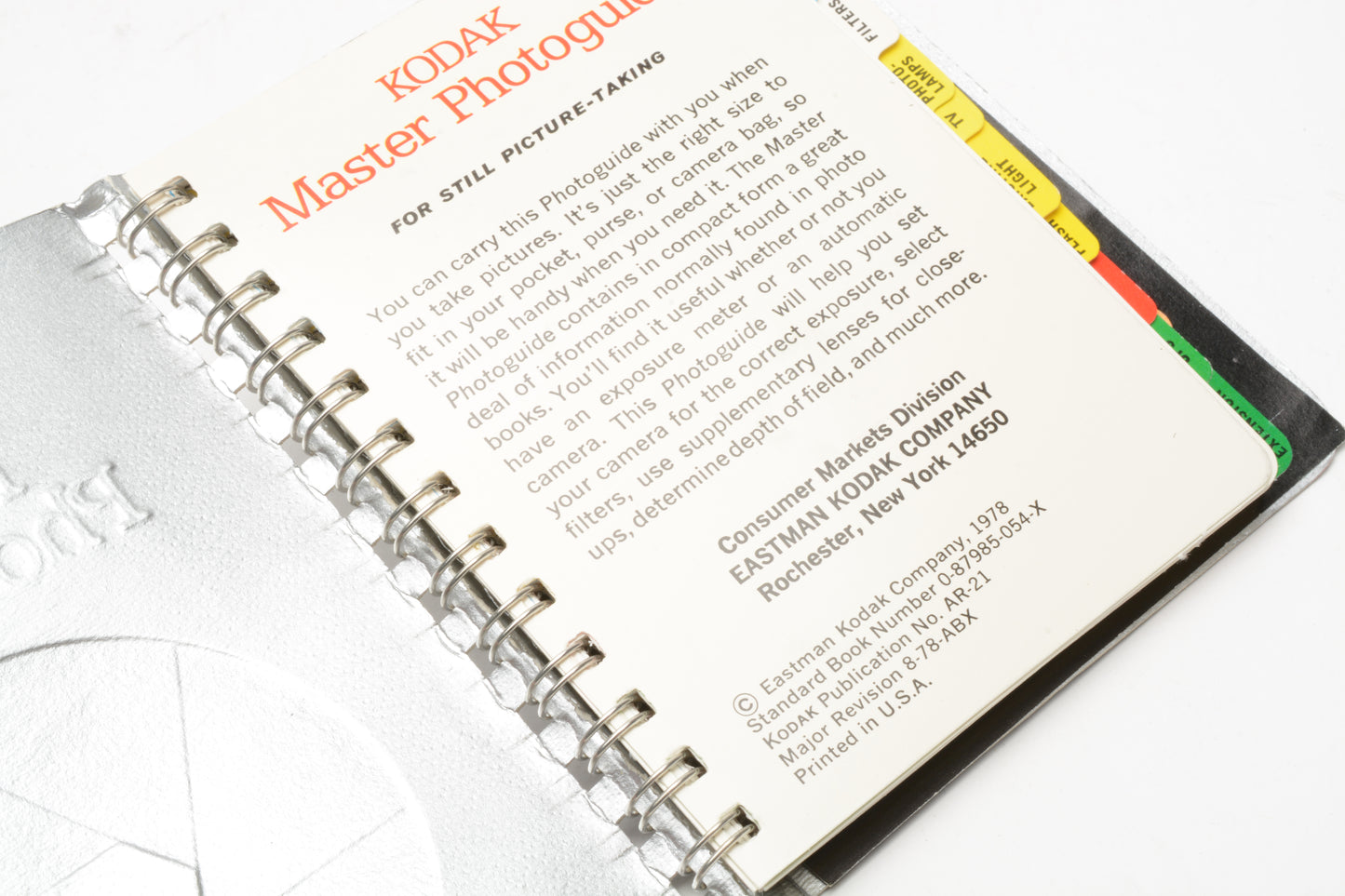 Kodak Pocket Master Photoguide AR-21 1978 - Very Clean #152-7761