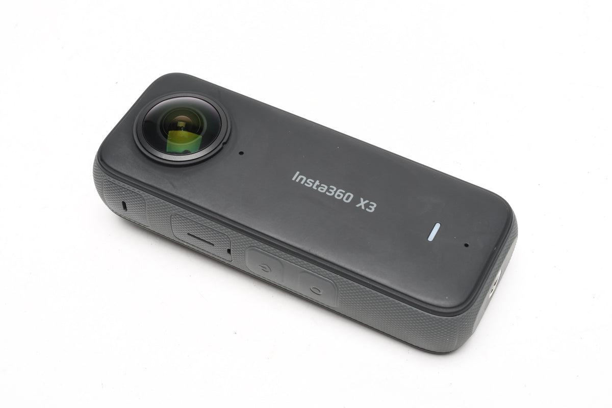 Insta360 X3 Pocket 360 Action Camera Bundle w/ Selfie Stick, Case + USB