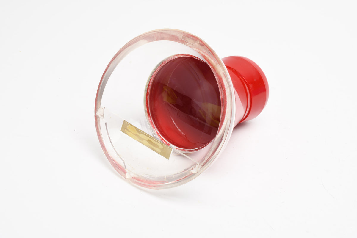 Hakuba Optical scale loupe (Red) in 100ths inches