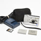 Canon IXUS 860 IS 8MP Digital Point&Shoot w/2X batts+charger+case++