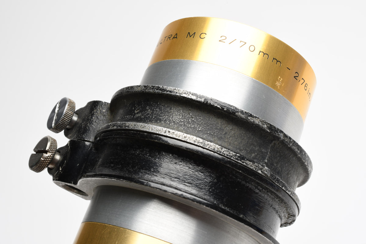 Isco Gottingen Ultra MC 70mm f2 Projection lens, Nice, clean and sharp