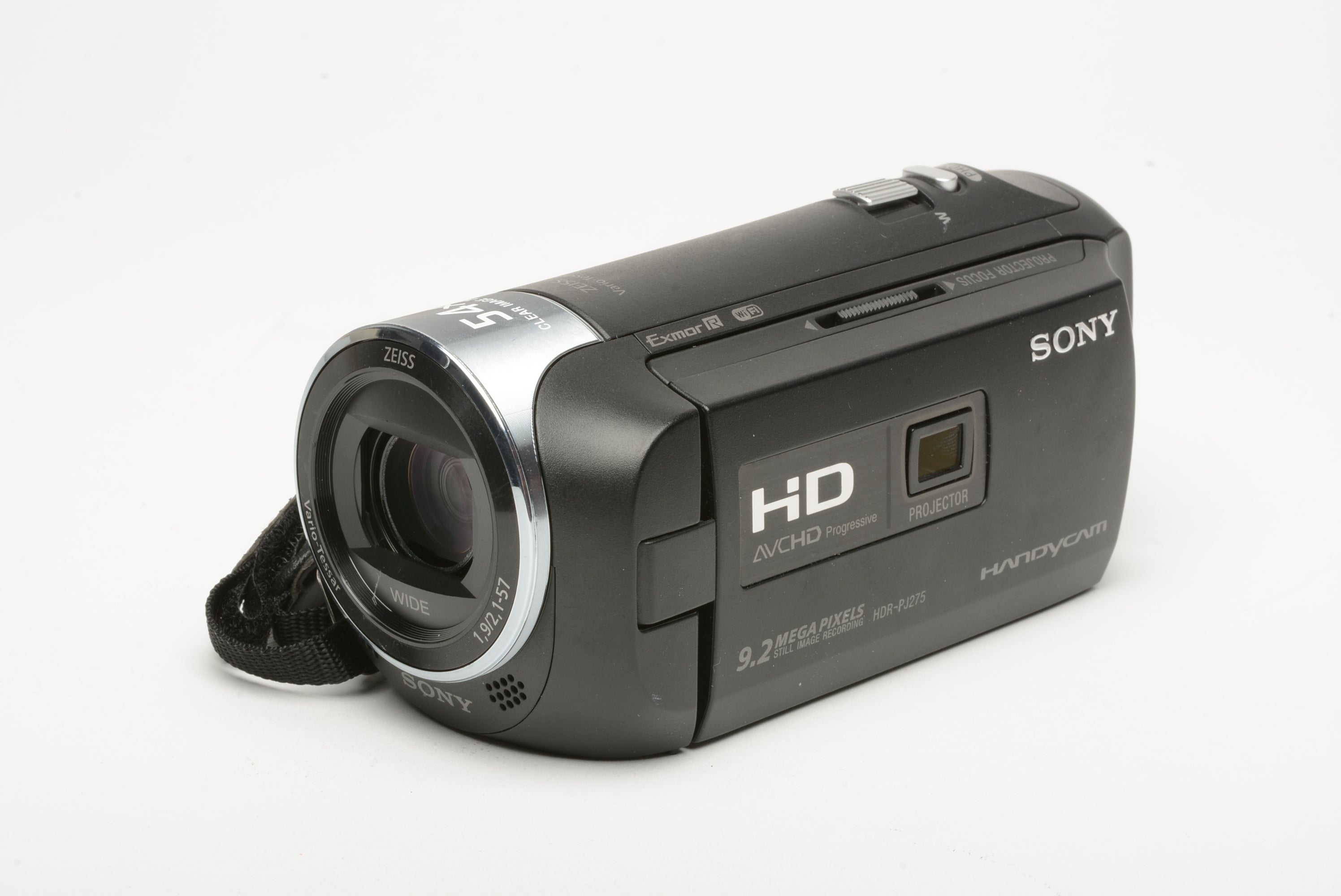 Sony HDR-PJ275 8GB Camcorder w/Built-in Projector, batt+charger+