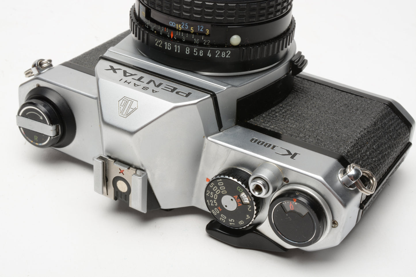 Pentax K1000 35mm SLR w/50mm f2 lens, New seals, strap, Nice!!