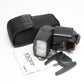 Canon 430EX Speedlite Flash, clean condition, tested w/Case+Stand+Manual