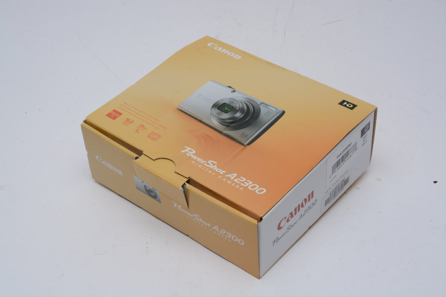 Canon PowerShot A2300 16MP Digital Point&Shoot Camera, batt+charger+box, Mint-