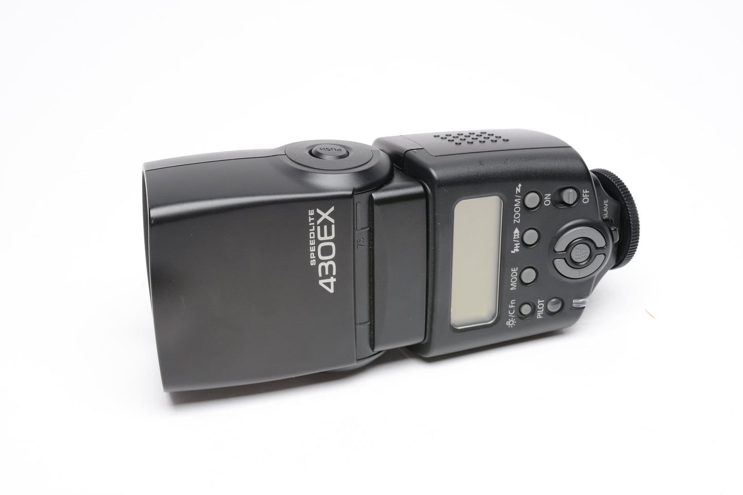 Canon 430EX Speedlite Flash, clean condition, tested w/Case+Stand+Manual