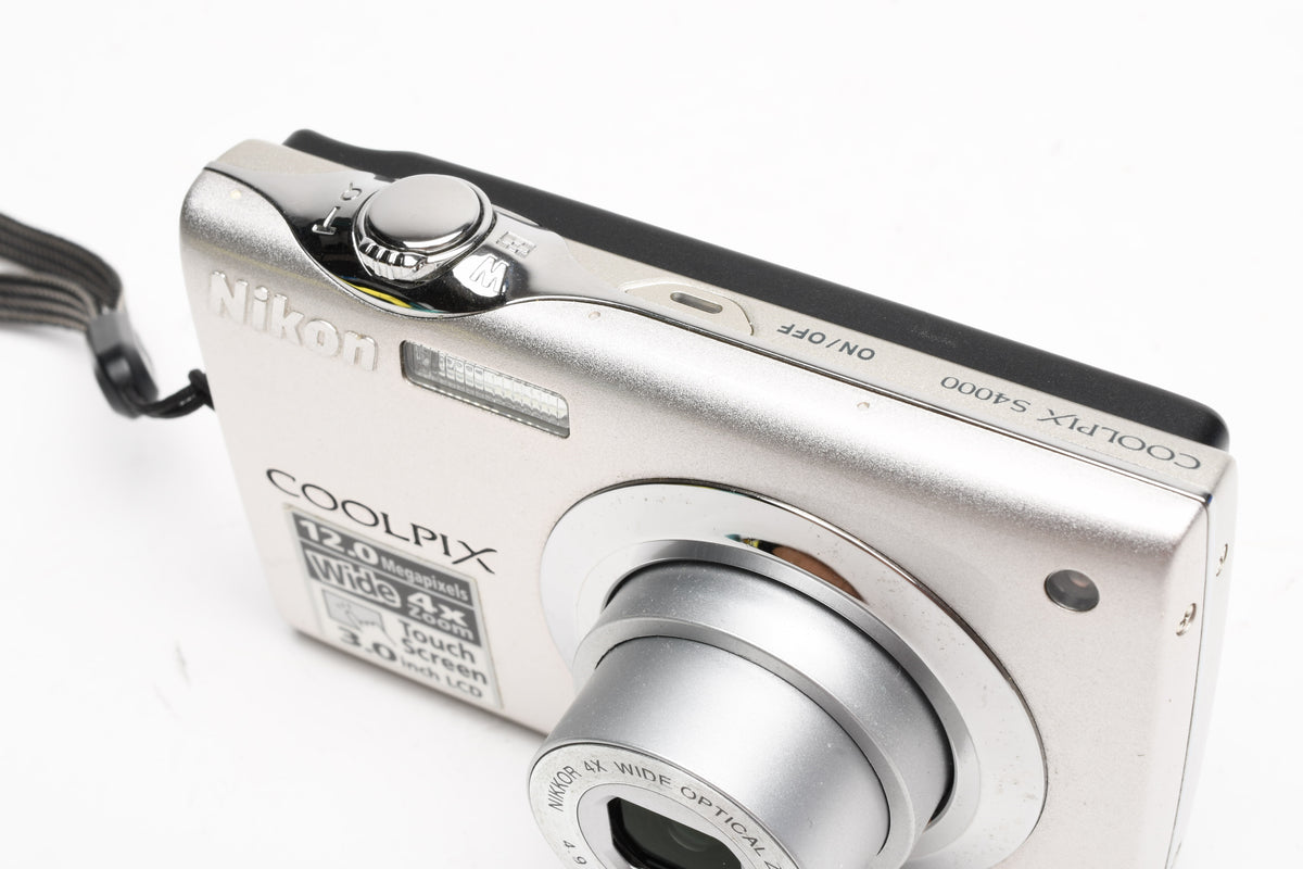 Nikon Coolpix S4000 12MP Digital Point&Shoot, Wide zoom, Tested, Clean!