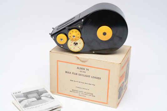Alden 74 Bulk film loader w/instructions boxed, Great!