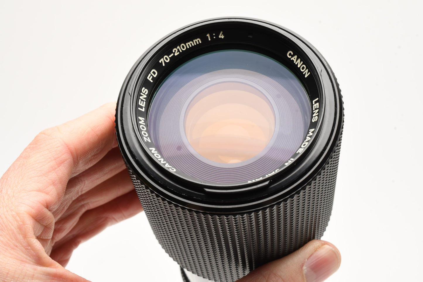 Canon FD 70-210mm f4 zoom lens, caps, UV, smooth, Great!