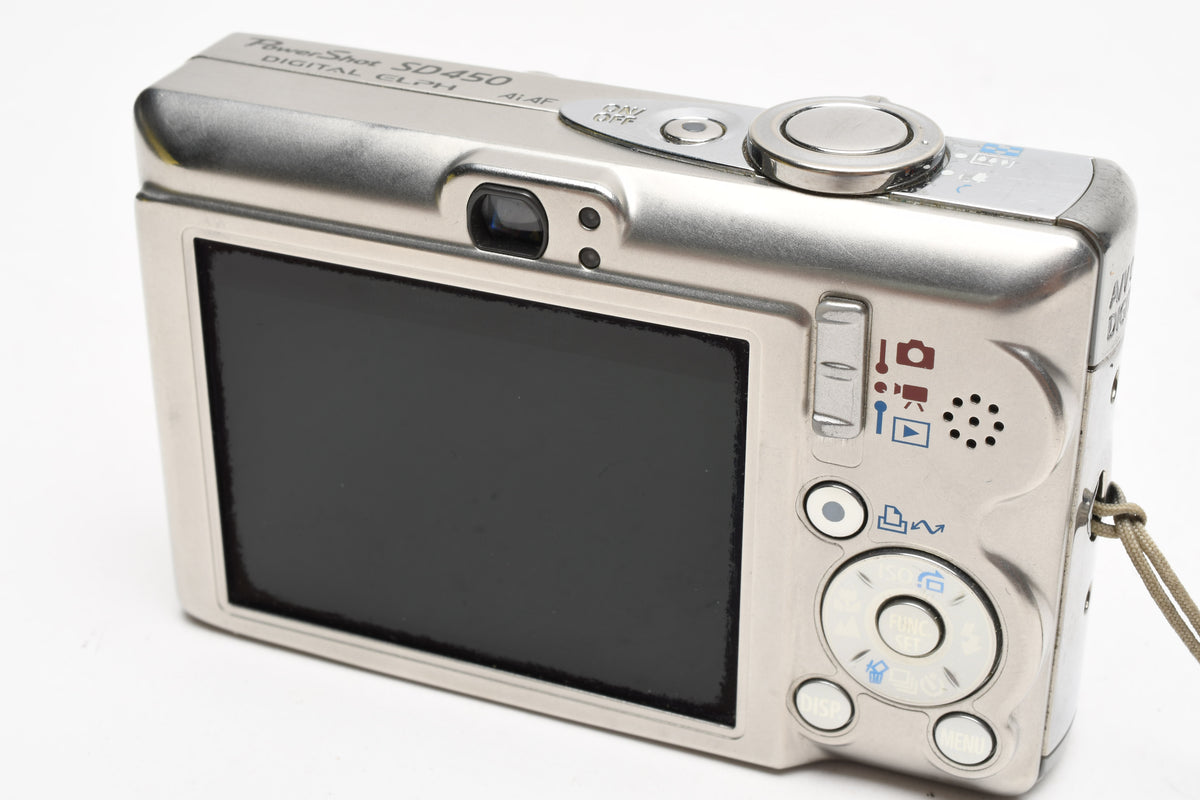 Canon PowerShot SD450 5MP Digital Point&Shoot w/2X batts+charger+case++