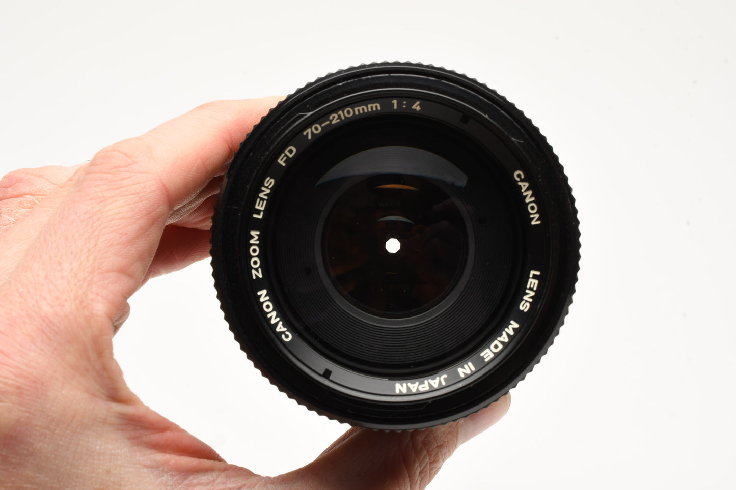 Canon FD 70-210mm f4 zoom lens, caps, UV, smooth, Great!