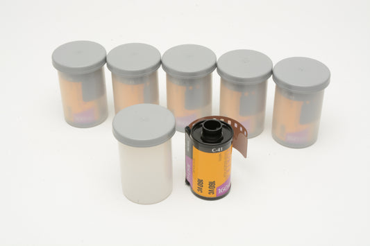 6X Kodak Portra C-41 160ASA VC 35mm 135-36 film, Expired 2009