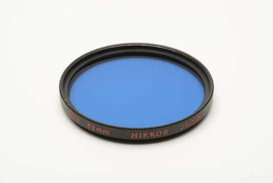 Set of 2 Nikon color correction B8 and B12 Blue filters in jewel cases