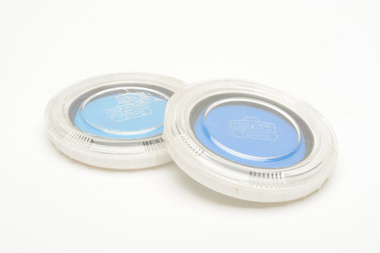 Set of 2 Nikon color correction B8 and B12 Blue filters in jewel cases