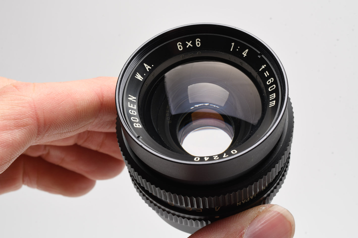 Bogen WA 6x6 60mm f4 lens, Nice enlarging lens, Clean & Sharp