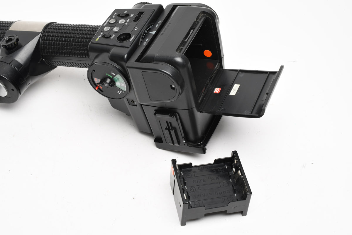 Sunpak Auto 522 Handle mount flash 35mm bracket, Sync, tested, great