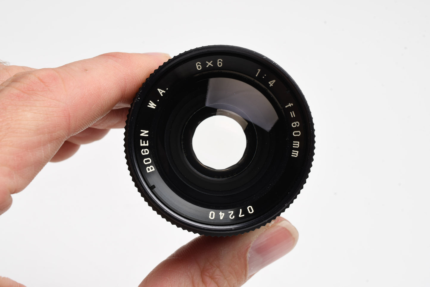 Bogen WA 6x6 60mm f4 lens, Nice enlarging lens, Clean & Sharp