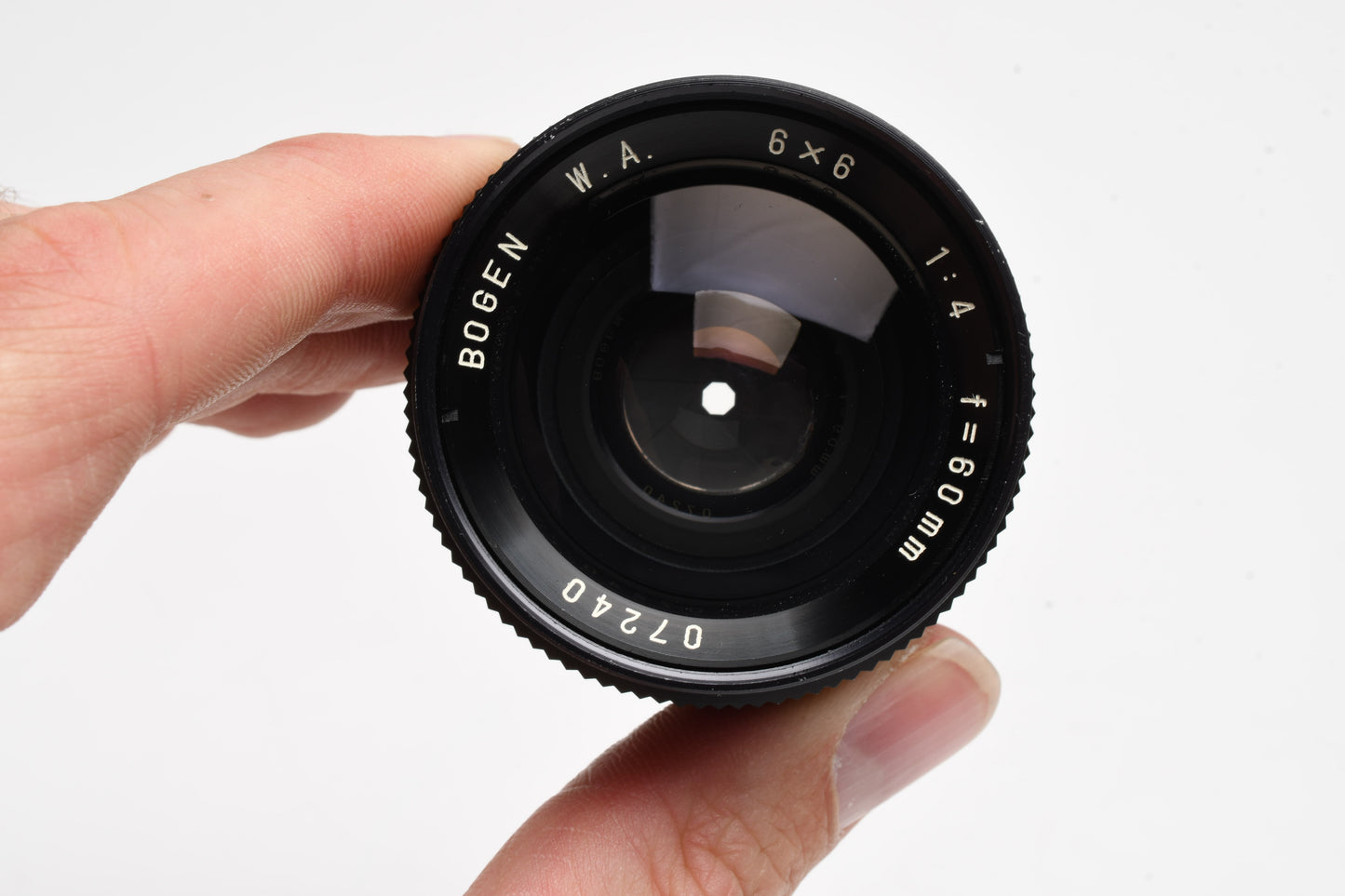 Bogen WA 6x6 60mm f4 lens, Nice enlarging lens, Clean & Sharp
