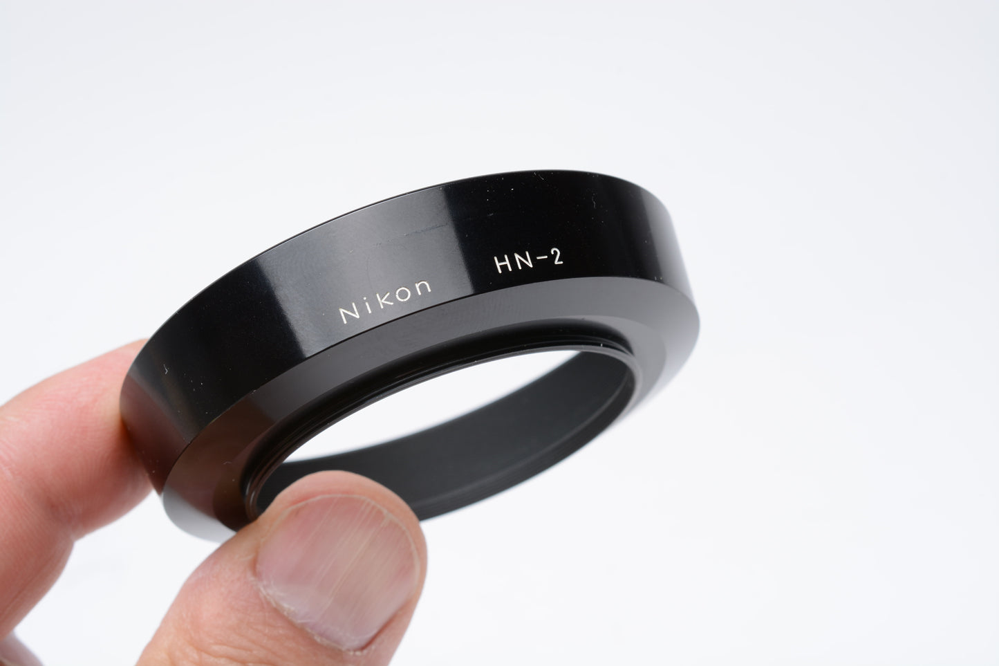 Nikon HN-2 metal lens hood, Nice, genuine, clean, boxed, Mint-