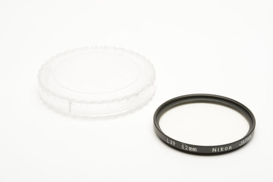 Nikon L39 UV/Clear filter in jewel case