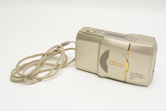 Nikon AF Lite Touch zoom 120ED 35mm Point&Shoot w/38-120mm zoom, Tested