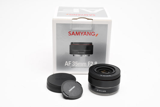 Samyang AF 35mm f2.8 FE Lens for Sony E, Mint-, Boxed